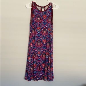 Loft paisley swing dress size M!